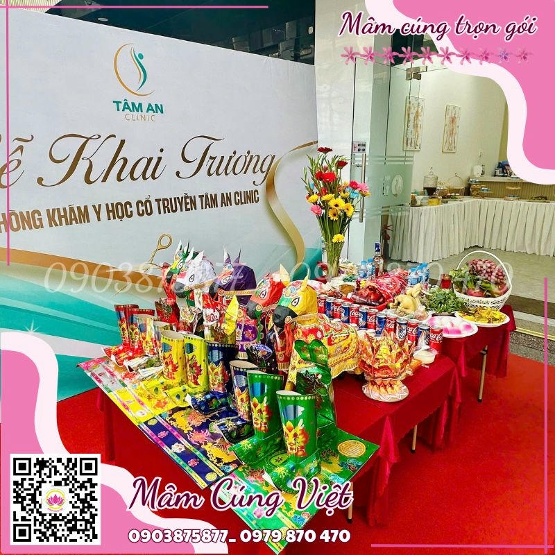 BÍ QUYẾT TĂNG VƯỢNG KHÍ CHO DOANH NGHIỆP: MÂM CÚNG KHAI TRƯƠNG TRỌN GÓI CHUẨN PHONG THỦY - Mâm Cúng Việt