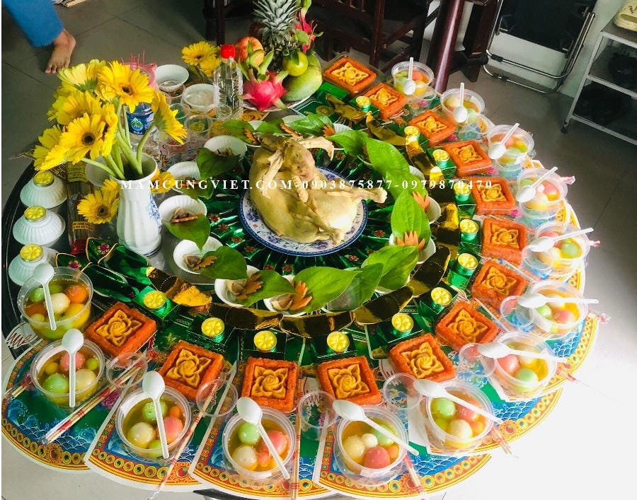 CÁCH SẮP MÂM CỖ CÚNG THÔI NÔI CHO BÉ TRAI VÀ BÉ GÁI