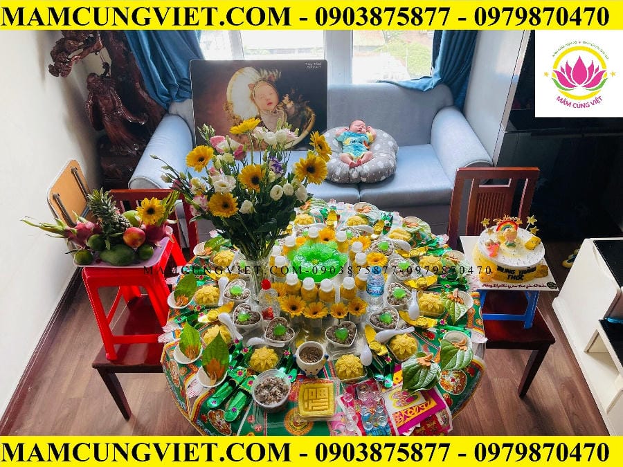 Cúng Đầy Tháng Bé Gái Miền Nam Gồm Những Gì