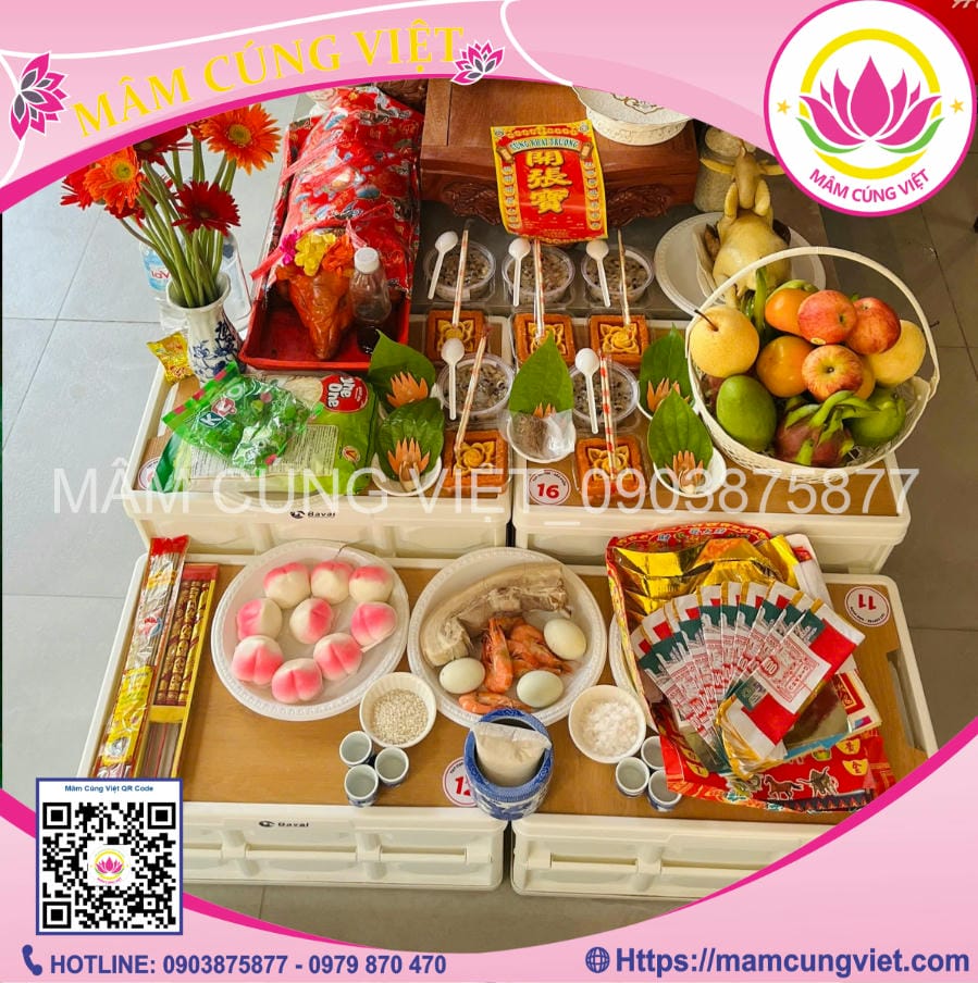 Lễ vật cúng Thần Tài Thổ Địa mùng 10 hàng tháng