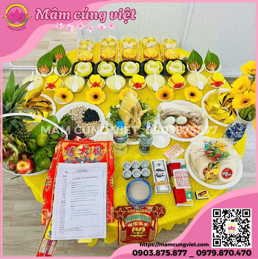 Mâm Cúng Khai Trương: Chuẩn Bị Những Gì Để Đón Lộc, Phát Tài?