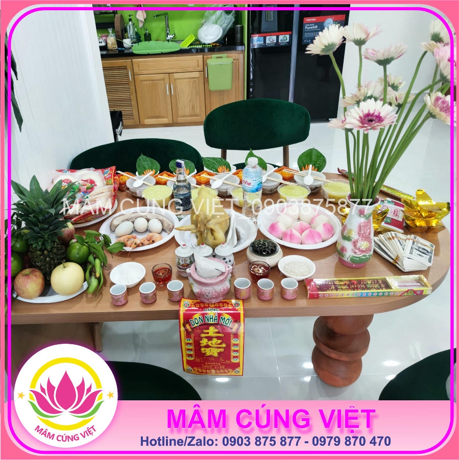 Mâm cúng nhà mới cần những gì?