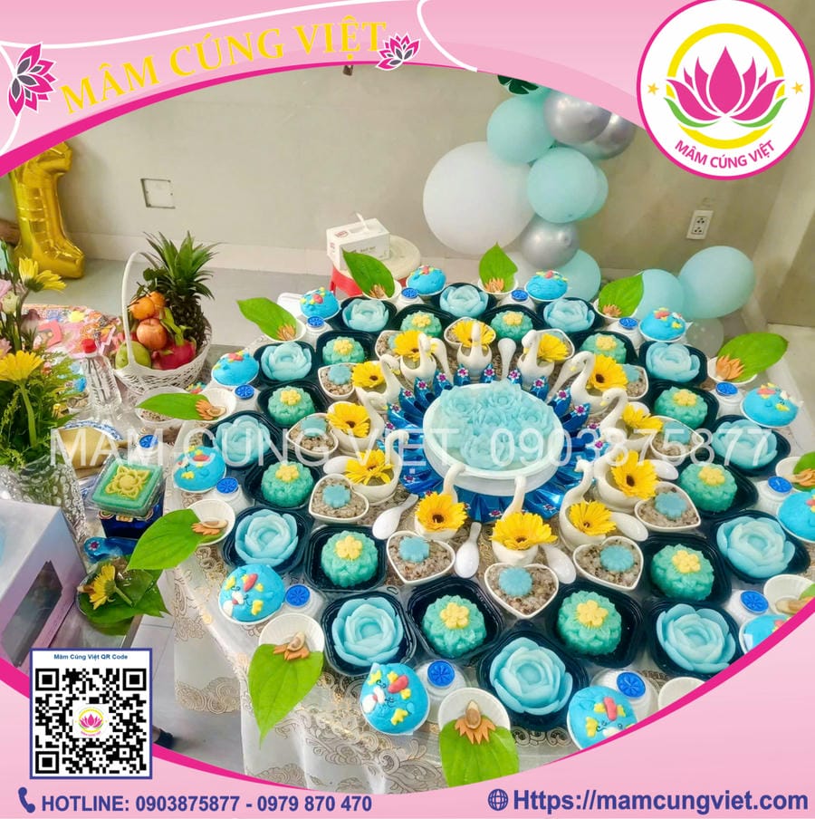 Cách Tính Ngày Cúng Đầy Tháng Mâm cúng đầy tháng bé trai, bé gái