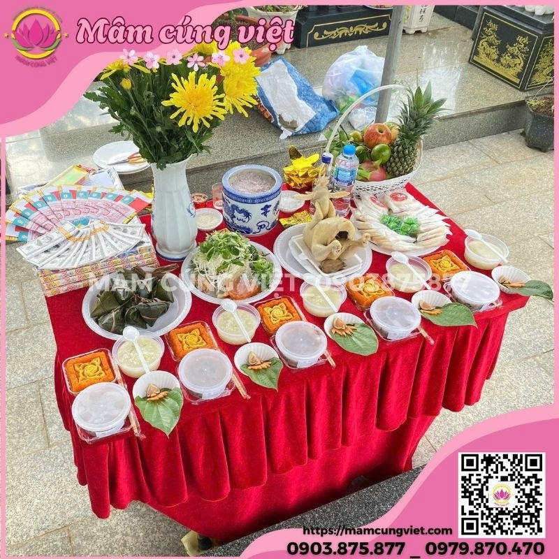 mâm cúng giỗ trọn gói Mâm cúng giỗ ông bà, trọn hiếu con cháu