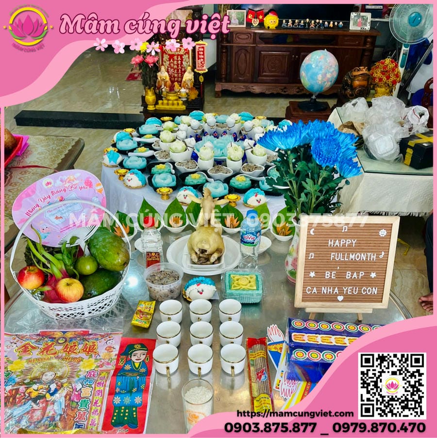 Ý Nghĩa Của Màu Xanh Dương Mâm cúng tone xanh dương là sự kết hợp hoàn hảo giữa nét đẹp truyền thống và phong cách hiện đại