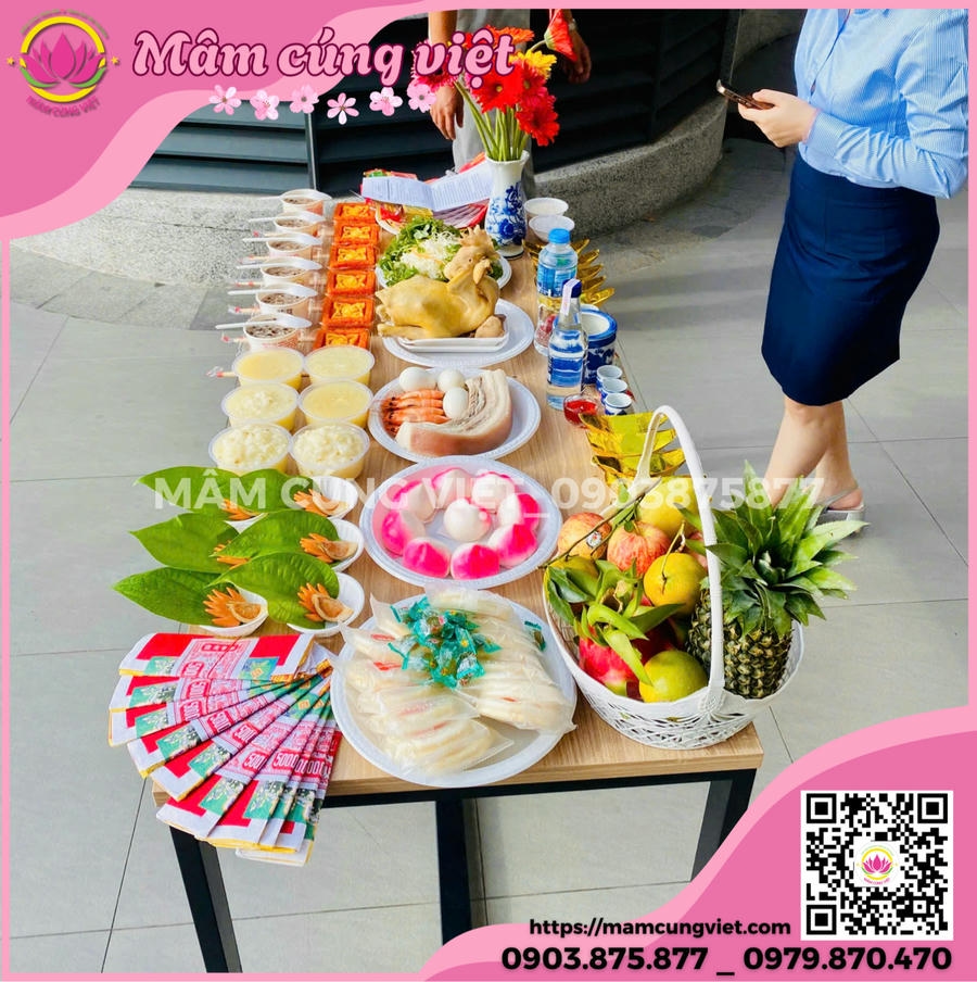 Mâm cúng Mùng 1 tháng Chạp trọn gói