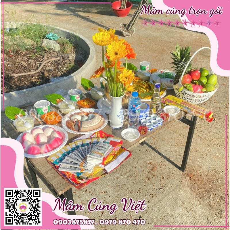 Mâm cúng Động thổ trọn gói tại Mâm Cúng Việt dịch vụ mâm cúng Động thổ trọn gói