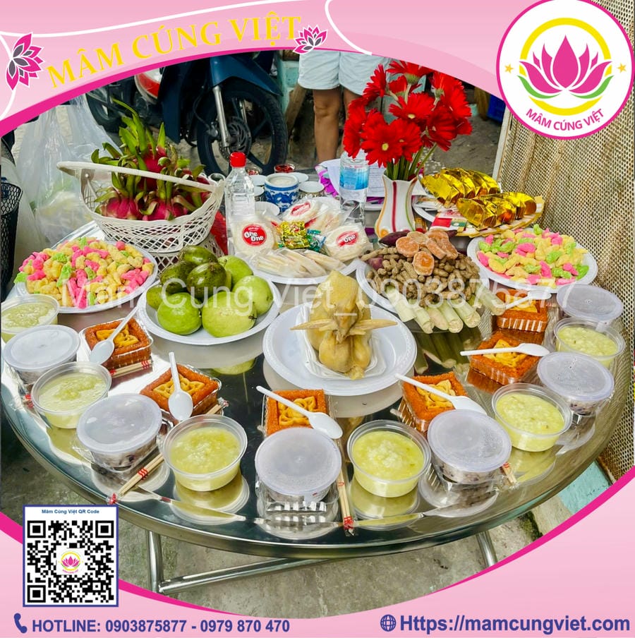mâm cúng cô hồn mùng 2 và 16