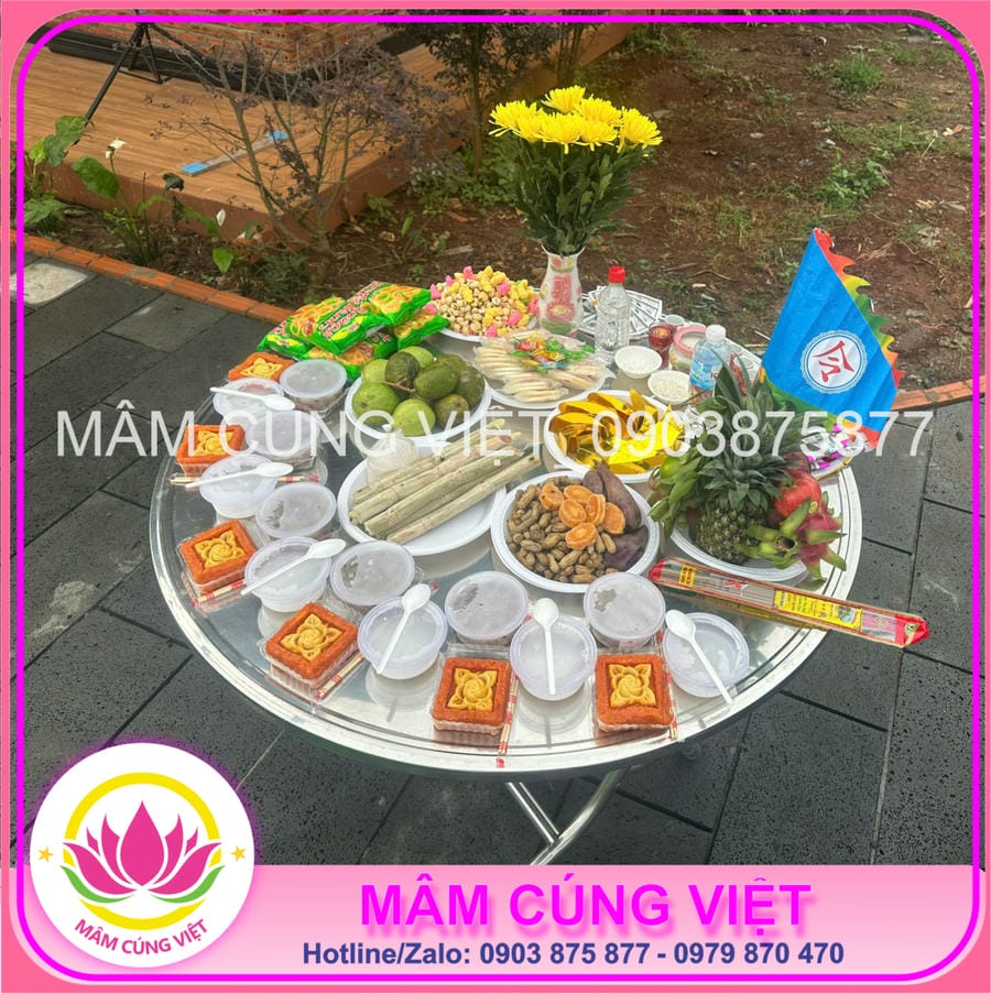 mâm cúng cô hồn mùng 2 và 16
