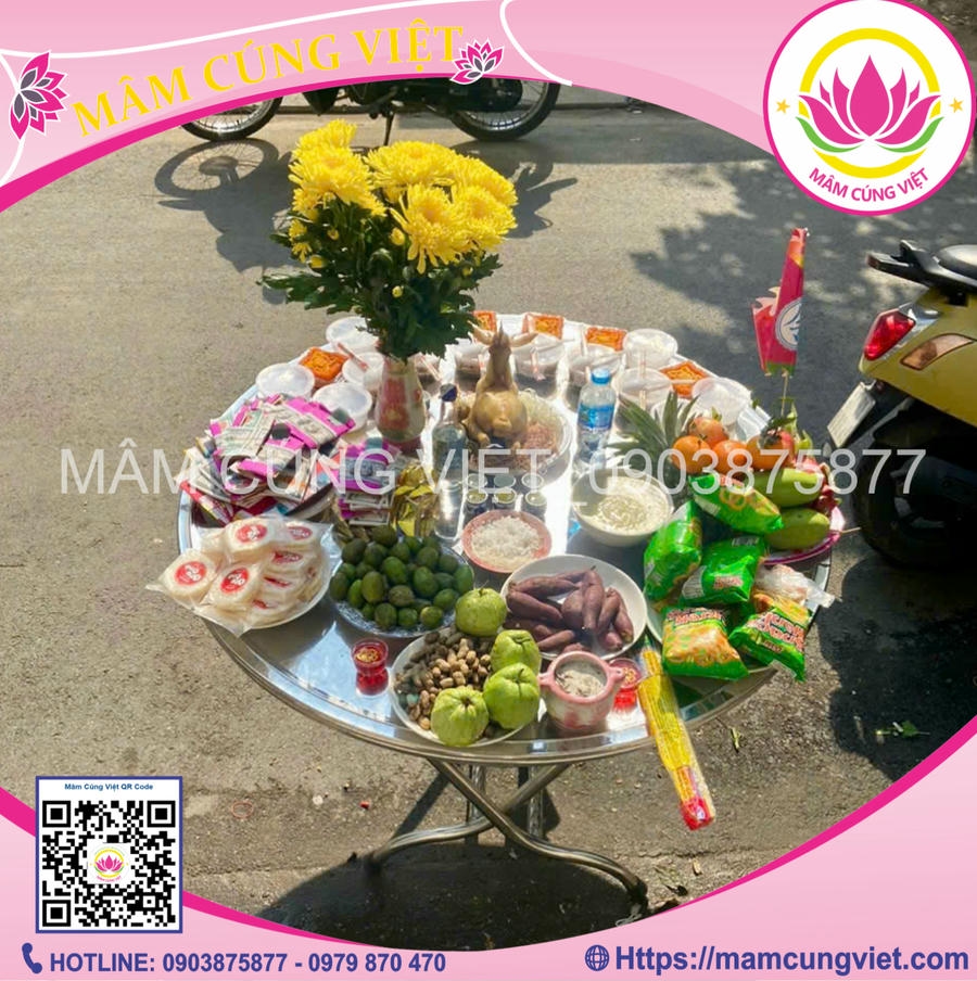 mâm cúng cô hồn mùng 2 và 16