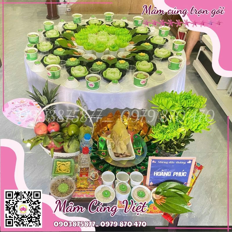 Top 10 Món Không Thể Thiếu Trong Mâm Cúng Đầy Tháng