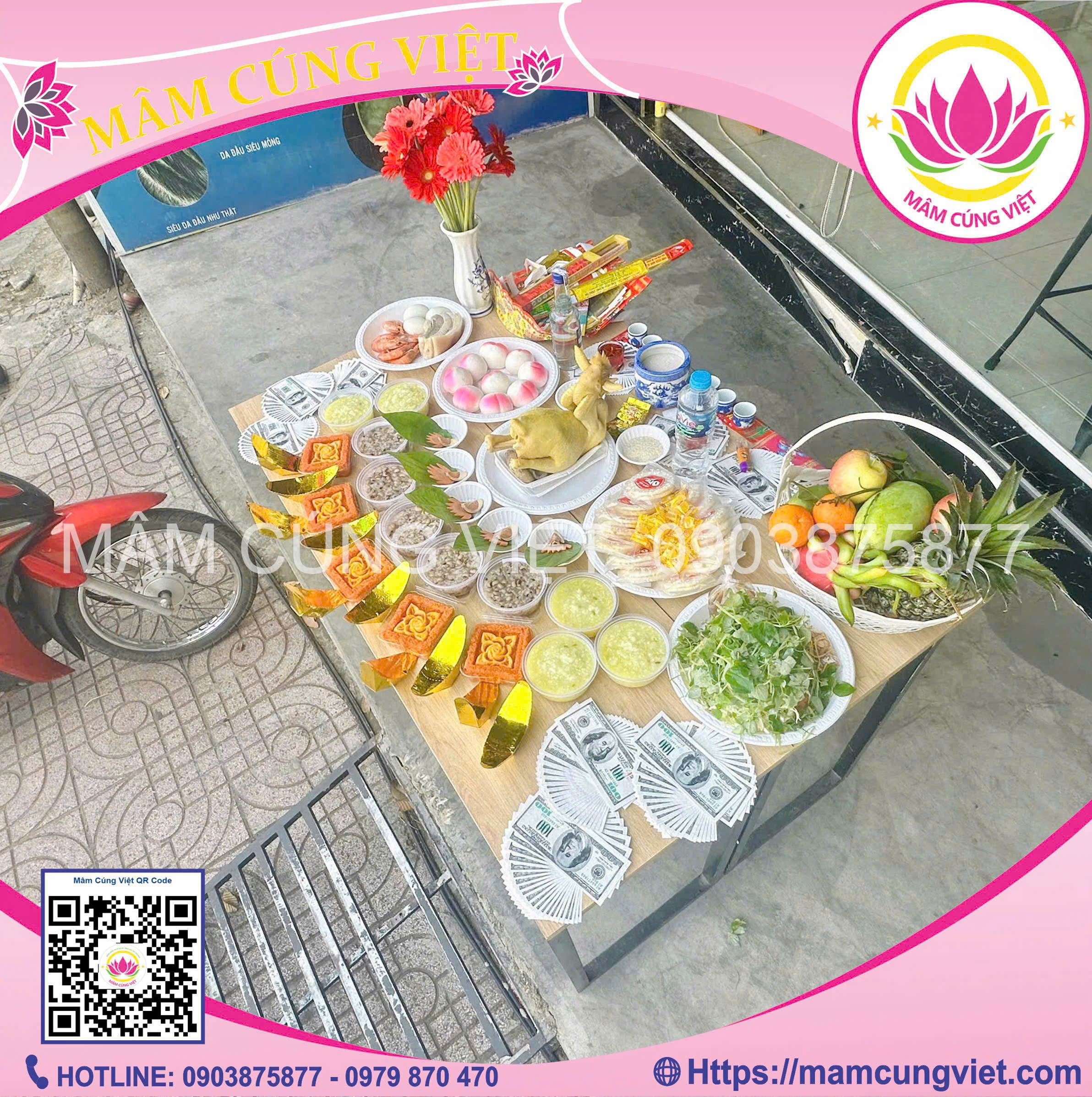 Mâm Cúng Khai Trương Đầu Năm Mới Gói 1