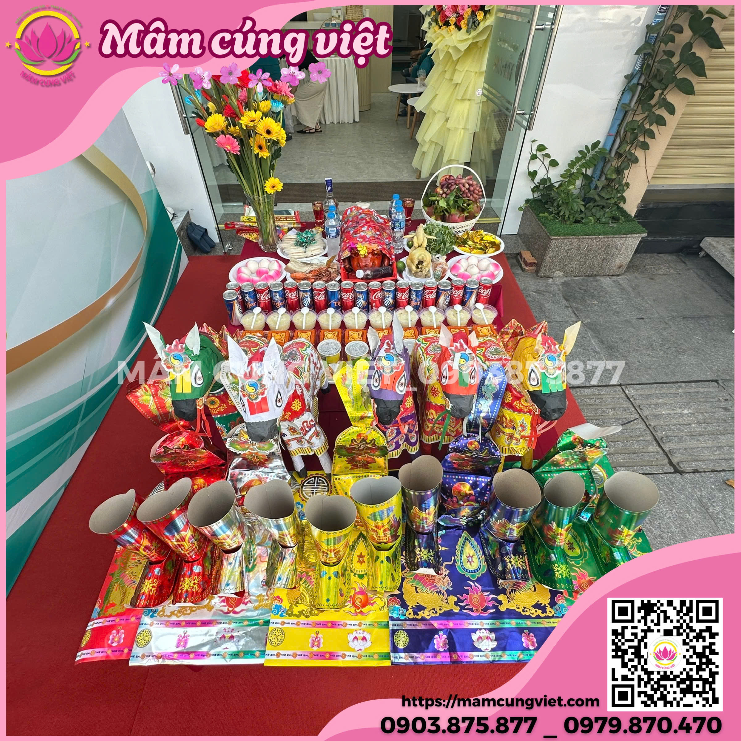 Mâm Cúng Khai Trương Đầu Năm Mới Gói VIP
