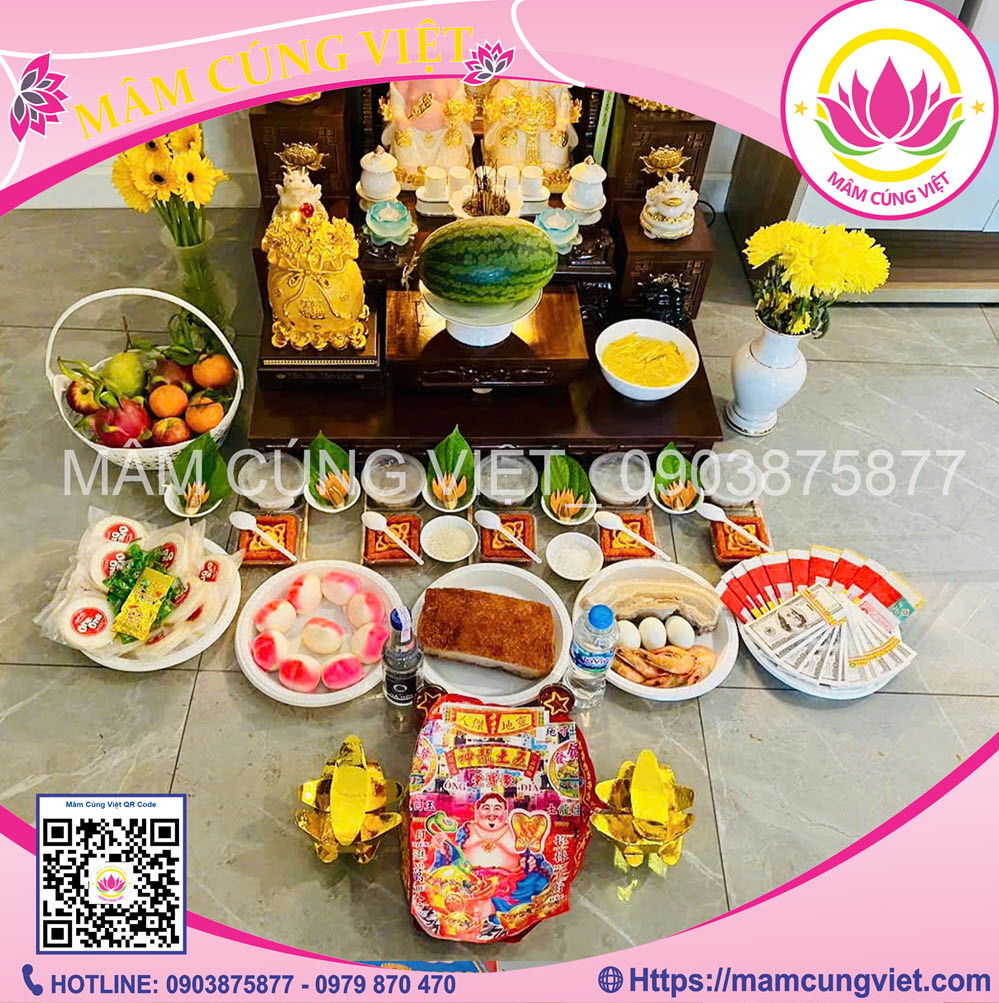 Mâm Cúng Thần Tài - Gói Tiêu Chuẩn - Mâm Số 1