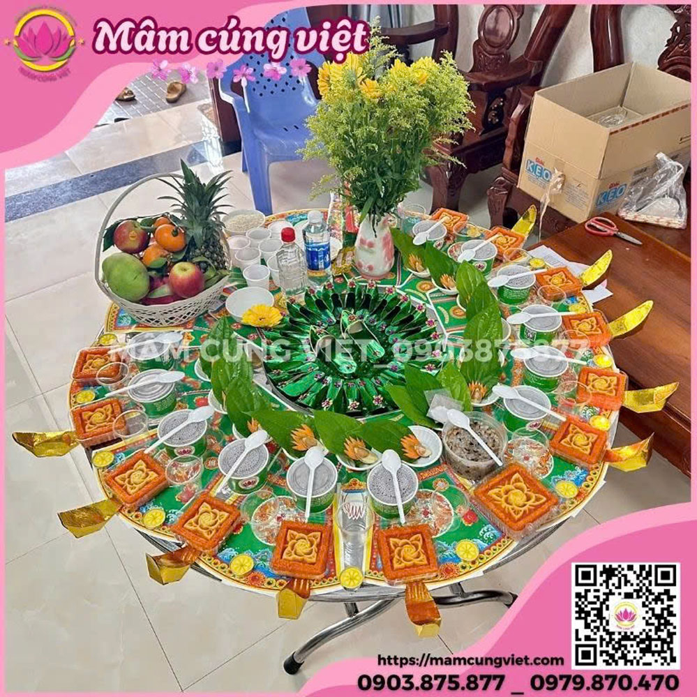 Mâm Cúng Đầy Tháng Bé Trai  Số 2
