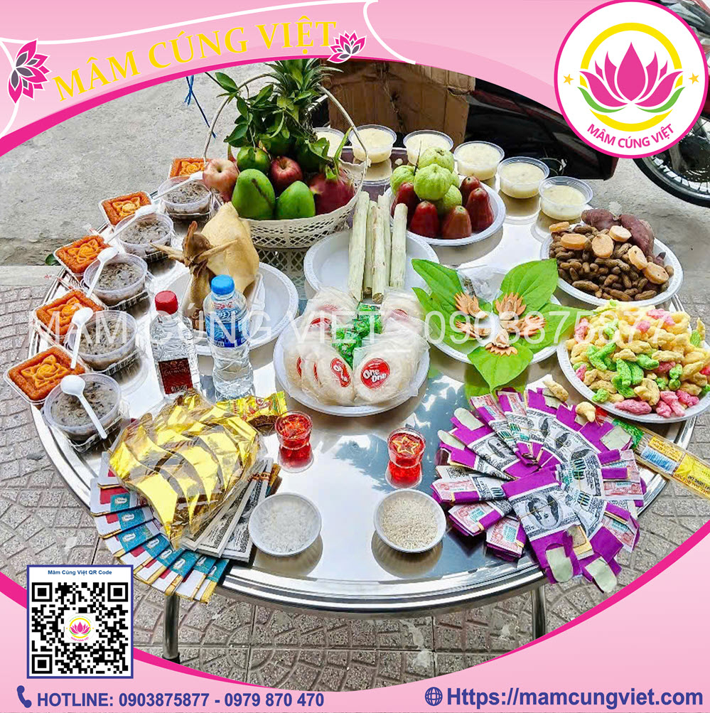 Mâm Cúng Rằm  Số 10