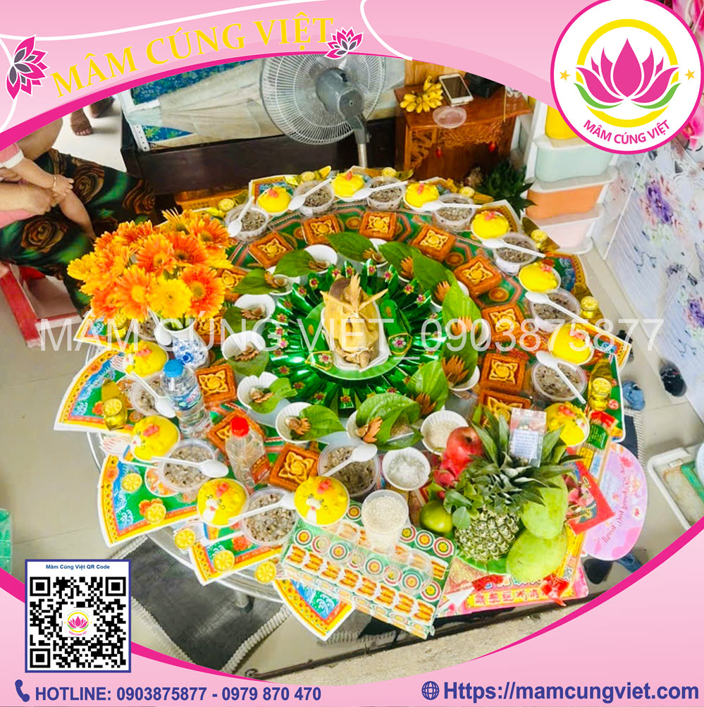 Mâm Cúng Đầy Tháng Bé Trai  Số 5