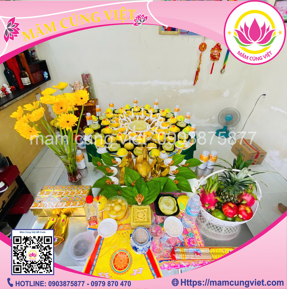 Mâm Cúng Thôi Nôi Bé Trai  Số 6