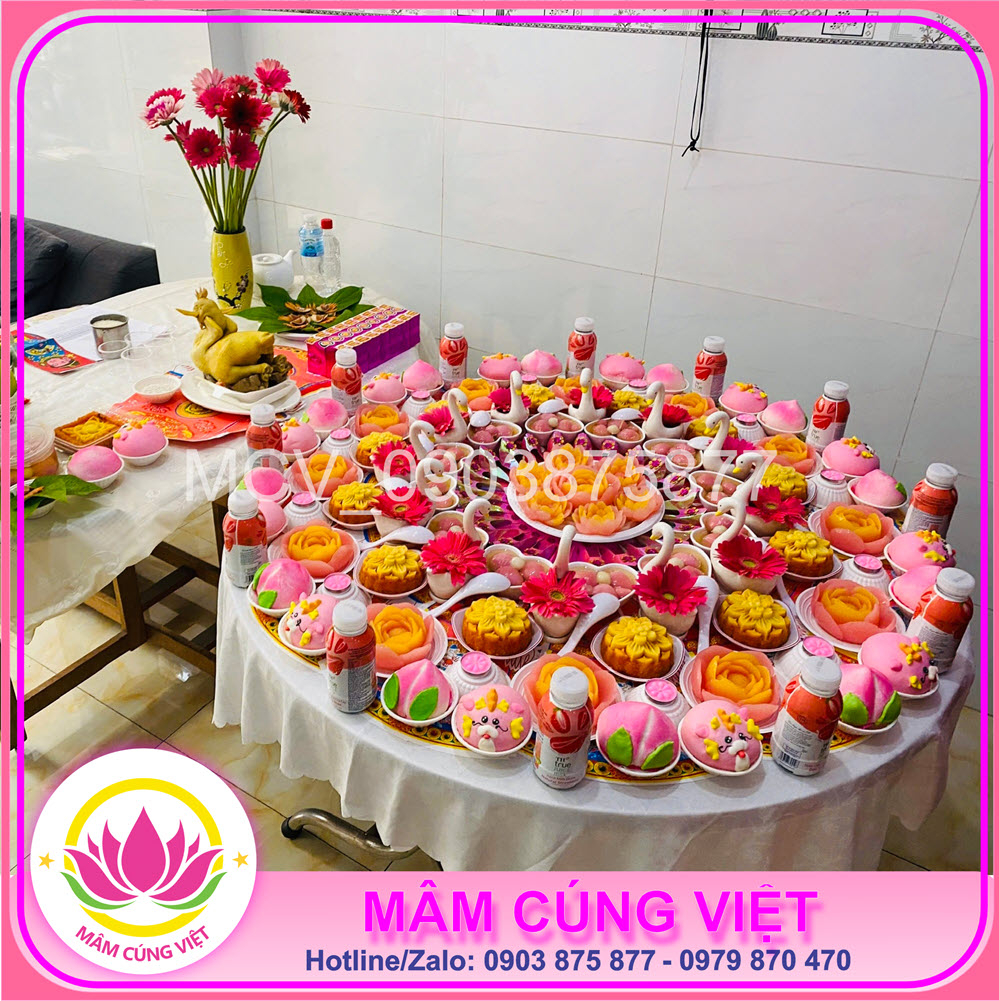 Mâm Cúng Đầy Tháng Bé Trai  Số 6