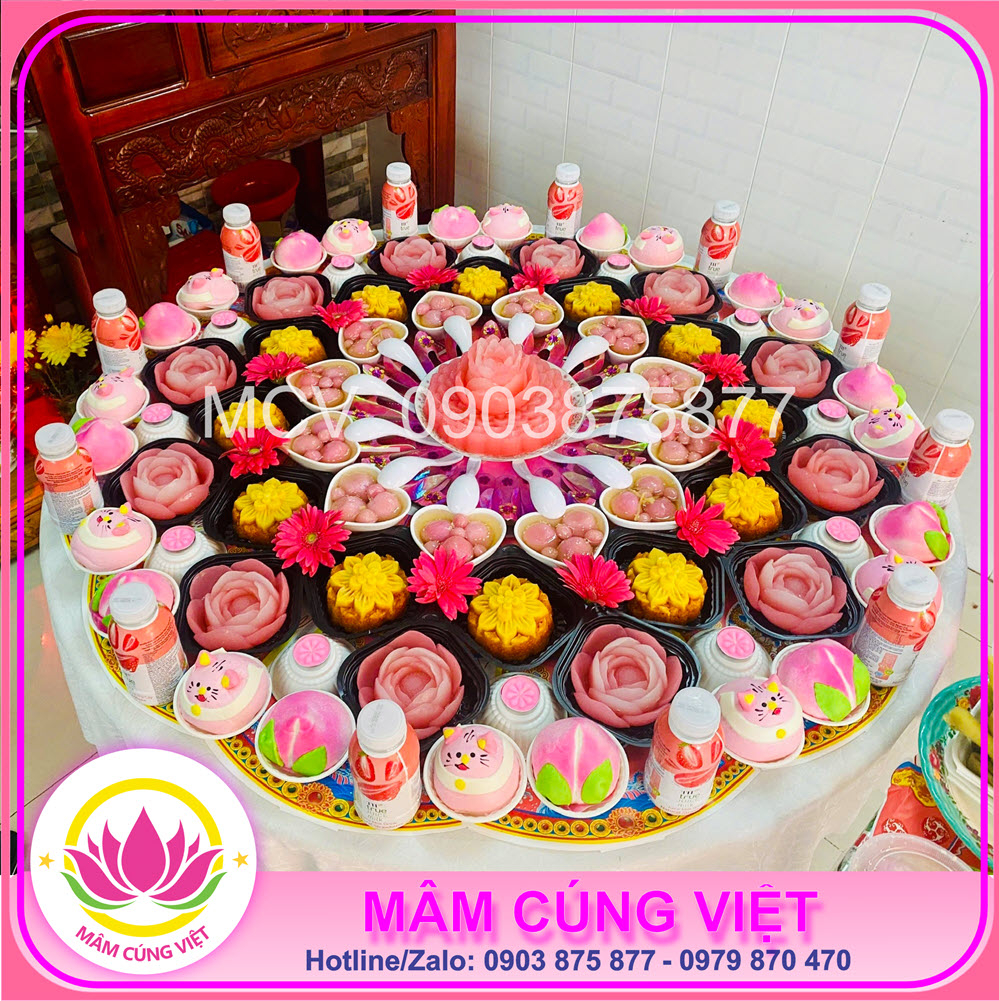 Mâm Cúng Đầy Tháng Bé Gái  Số 1