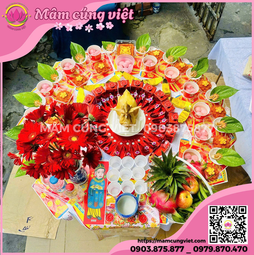Mâm Cúng Thôi Nôi Bé Gái  Số 2