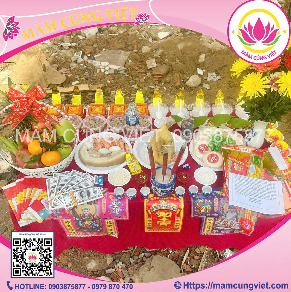 Mâm Cúng Động Thổ  Số 1