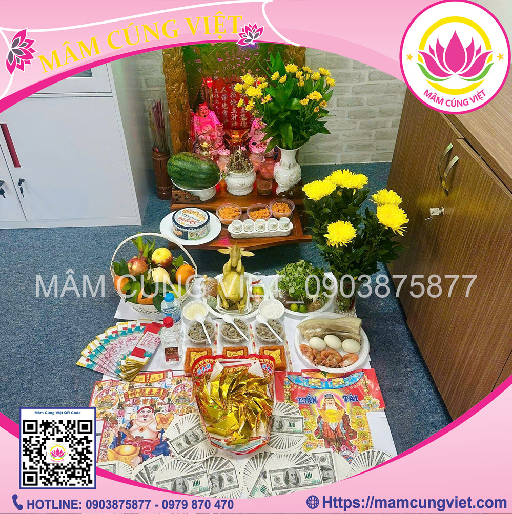 Mâm Cúng Thần Tài - Gói Tiêu Chuẩn  Số 2