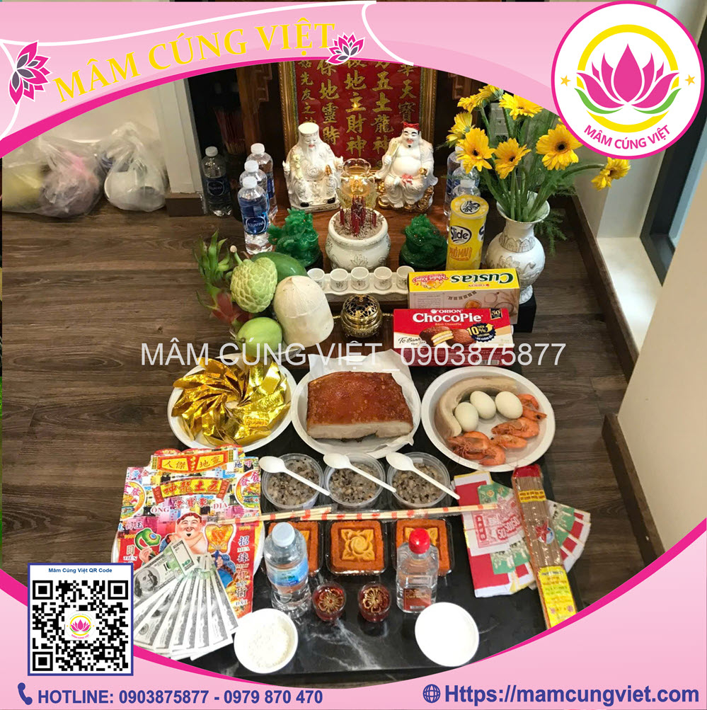 Mâm Cúng Thần Tài - Gói Tiêu Chuẩn  Số 4