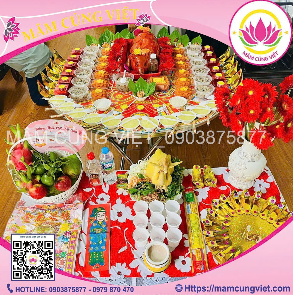 Mâm Cúng Thôi Nôi Bé Trai  Số 2
