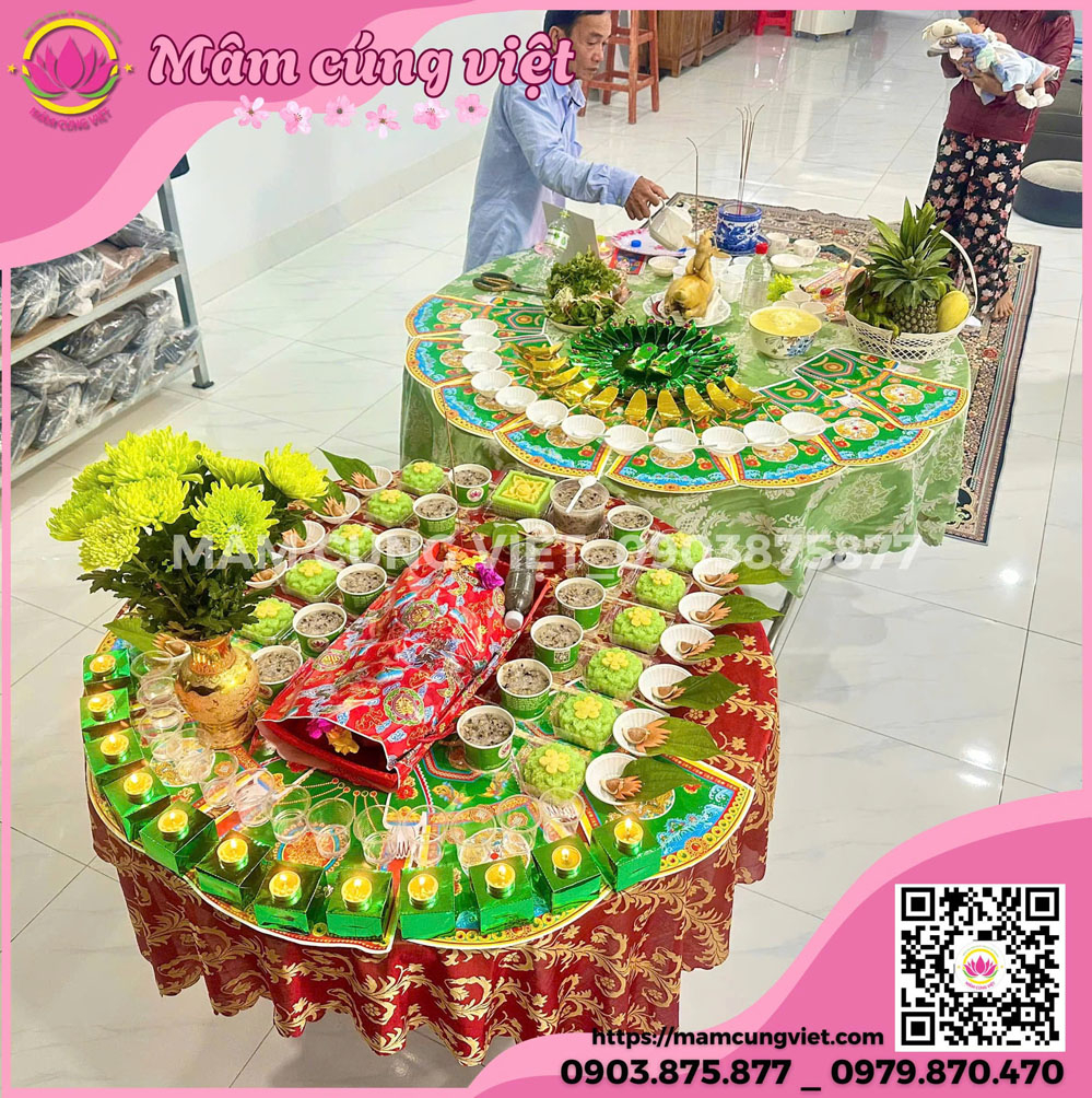 Mâm Cúng Thôi Nôi Bé Gái  Số 2
