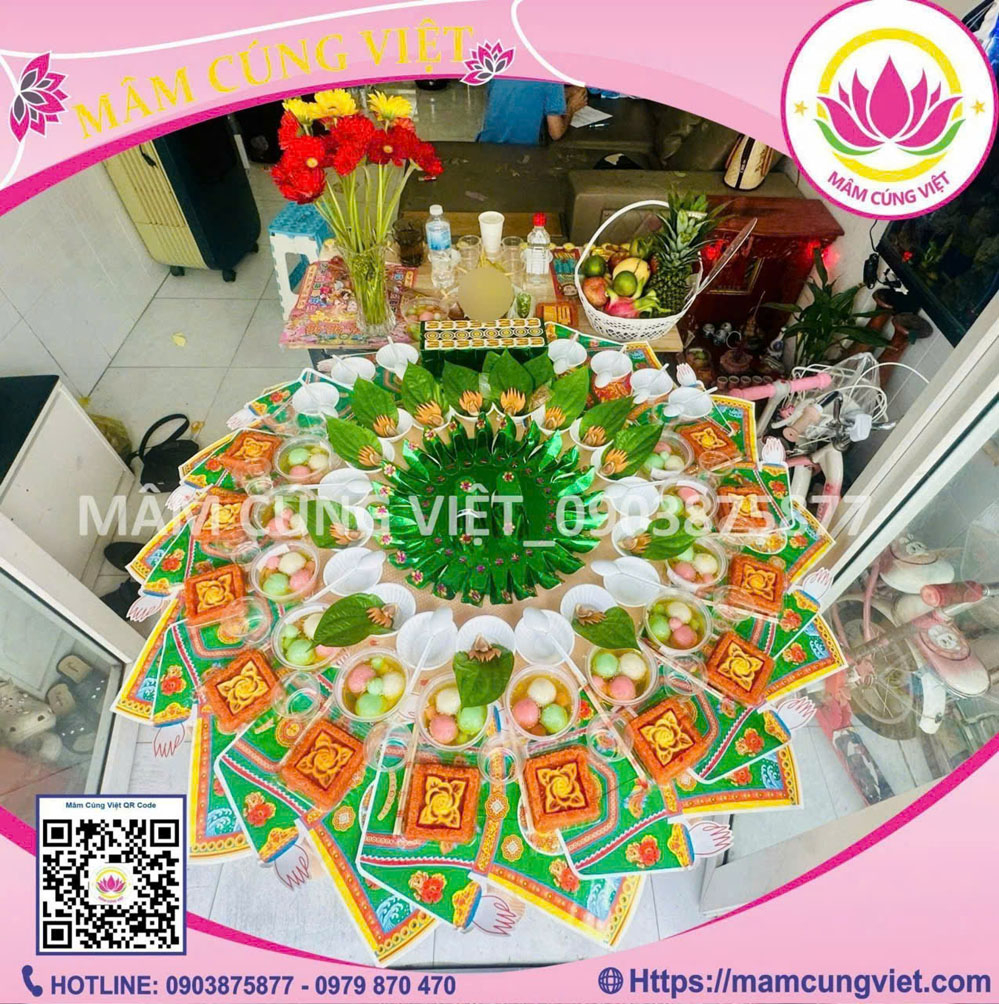 Mâm Cúng Thôi Nôi Bé Gái  Số 1
