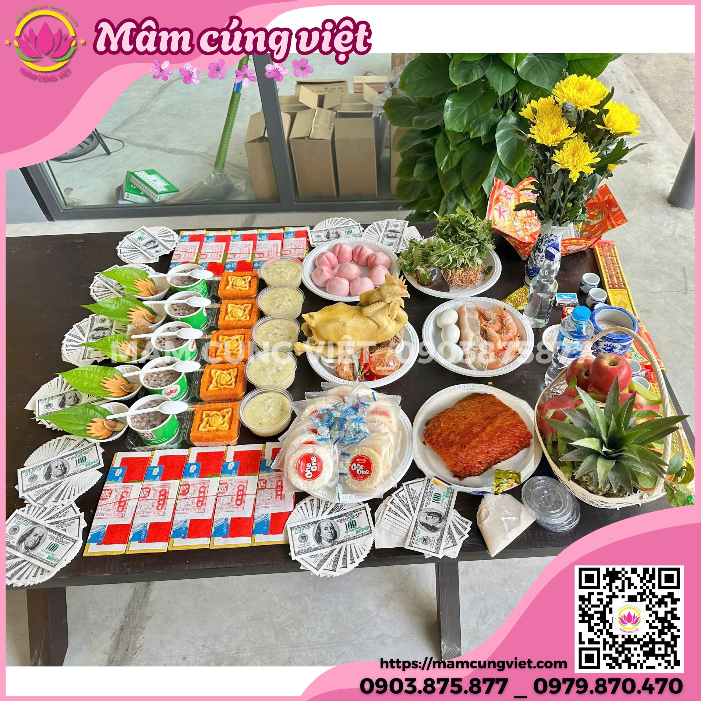 Mâm Cúng Động Thổ Xây Dựng Gói 2 - Ảnh thực tế 2