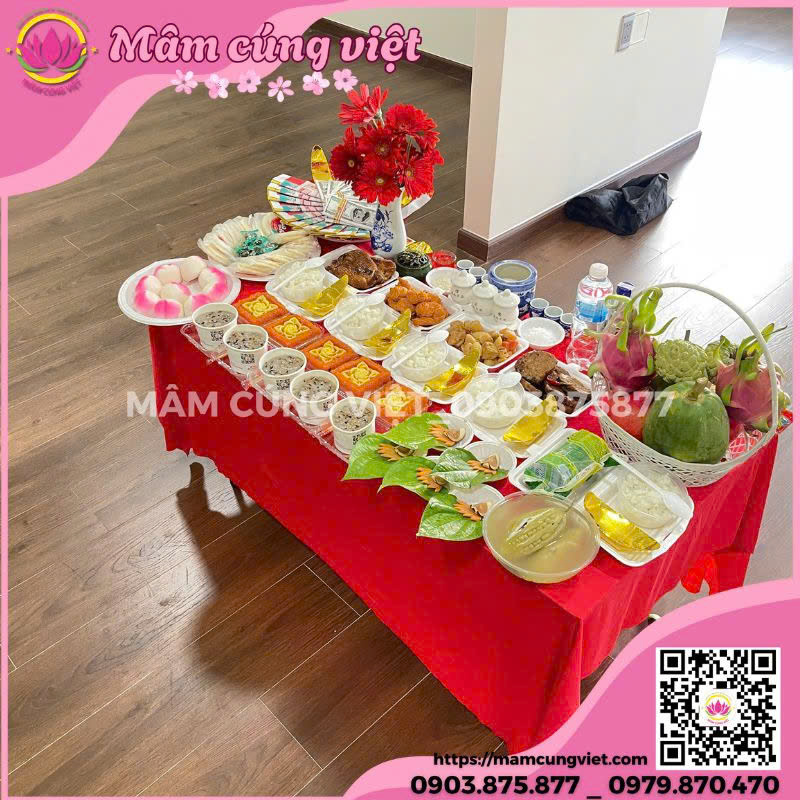 Mâm Cúng Động Thổ Xây Dựng Gói Chay - Ảnh thực tế 6