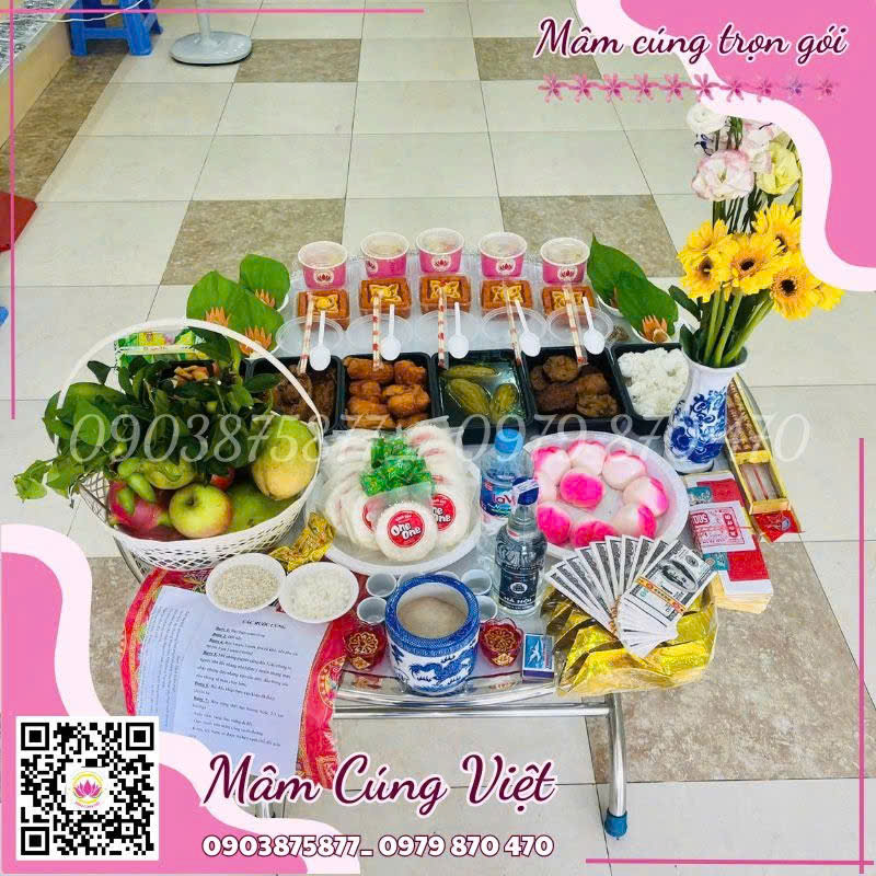 Mâm Cúng Khởi Công Công Trình Gói Chay - Ảnh thực tế 5
