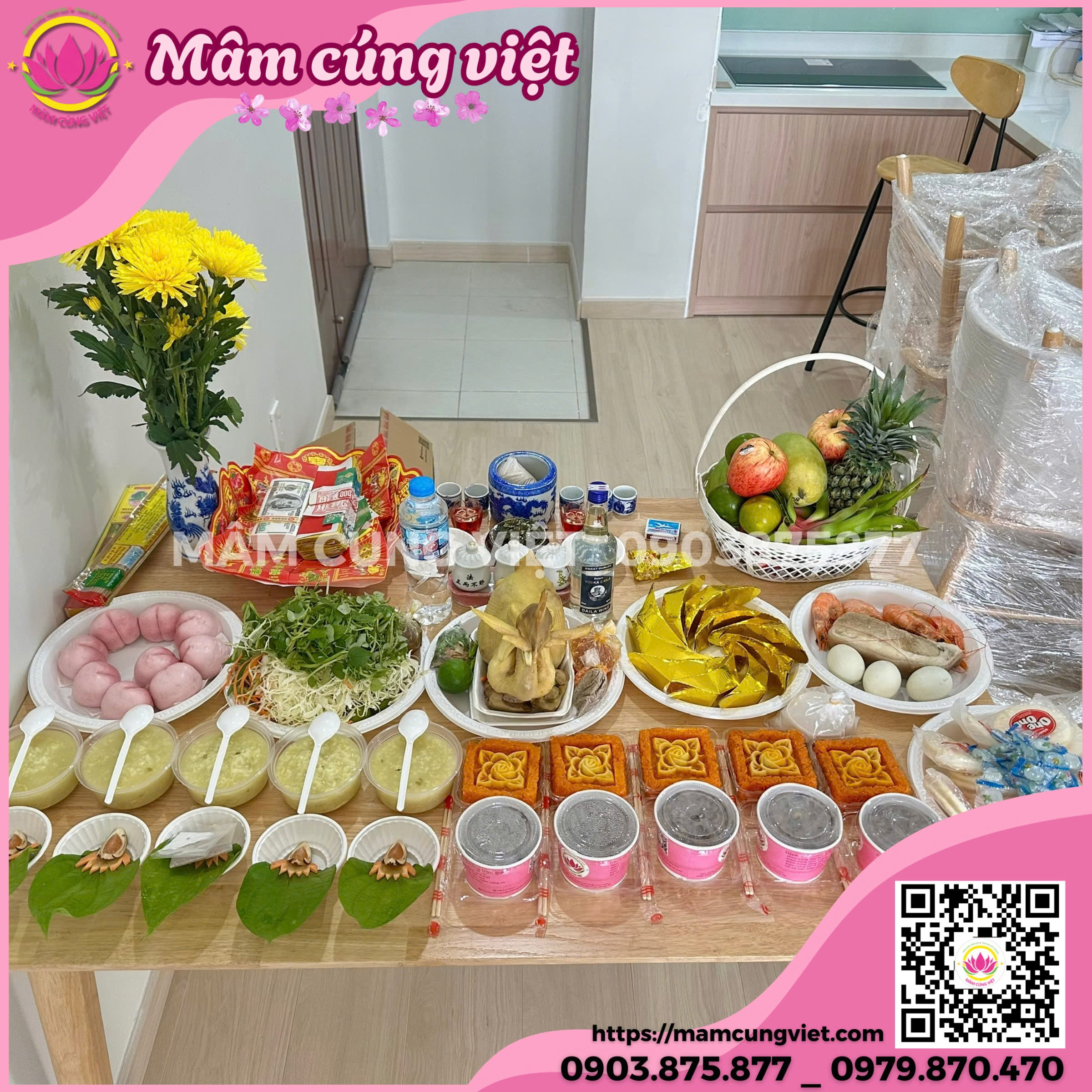Mâm Cúng Tân Gia Gói 1 - Ảnh thực tế 2
