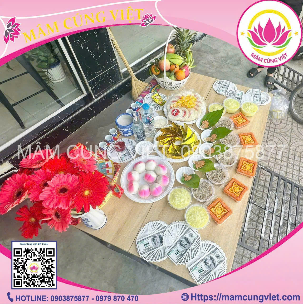 Mâm Cúng Về Nhà Mới Gói Chay - Ảnh thực tế 3