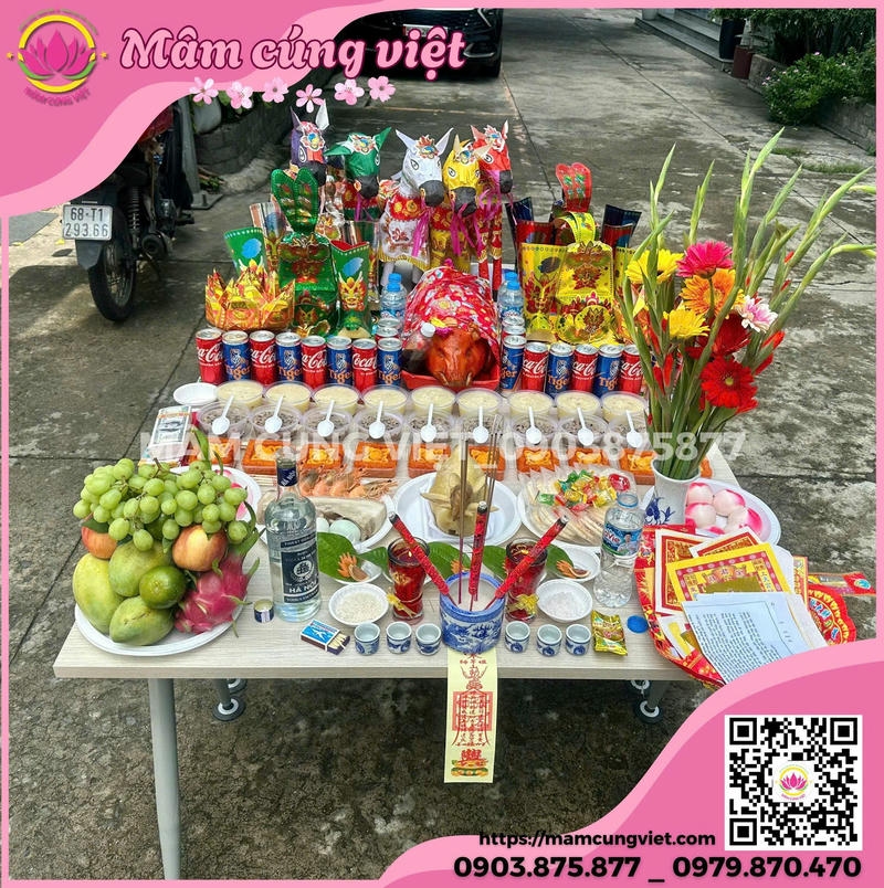 Mâm Cúng Khai Trương Công Ty