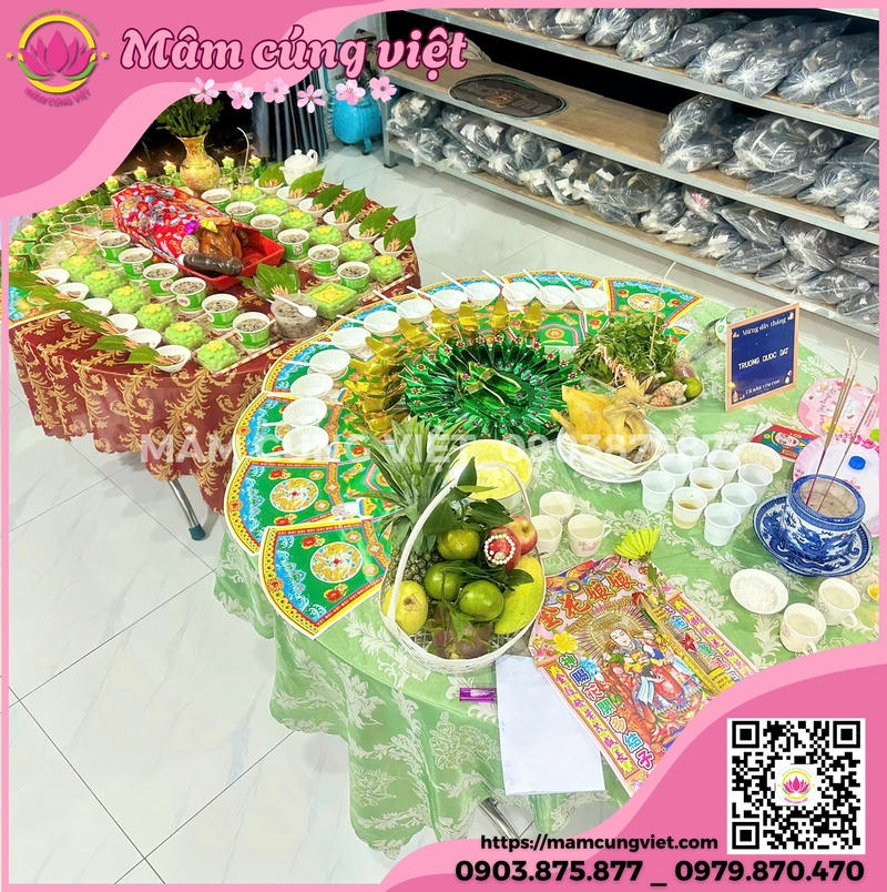 Mâm Cúng Thôi Nôi Bé Trai