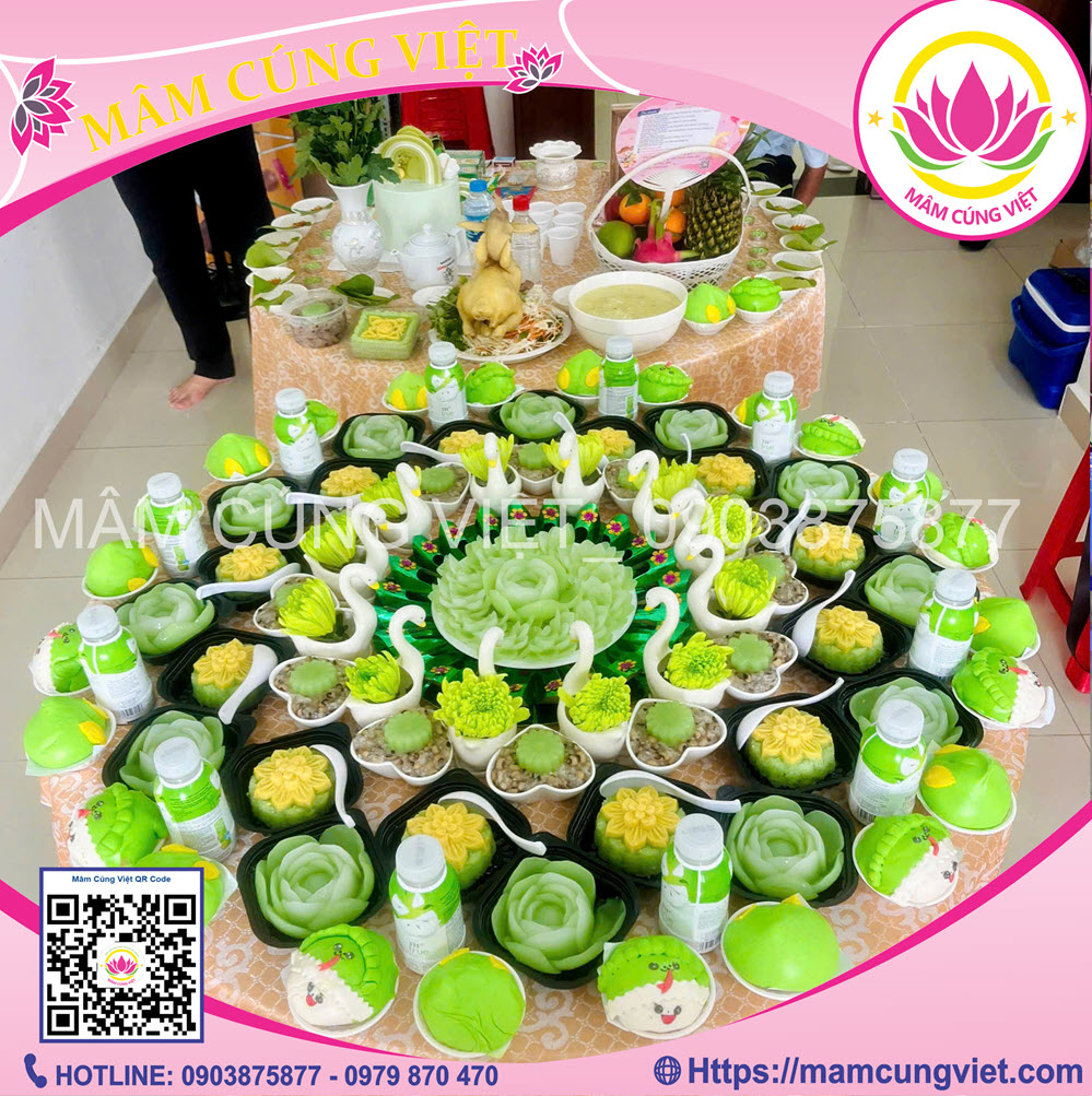 Mâm Cúng Đầy Tháng Bé Trai Số 5