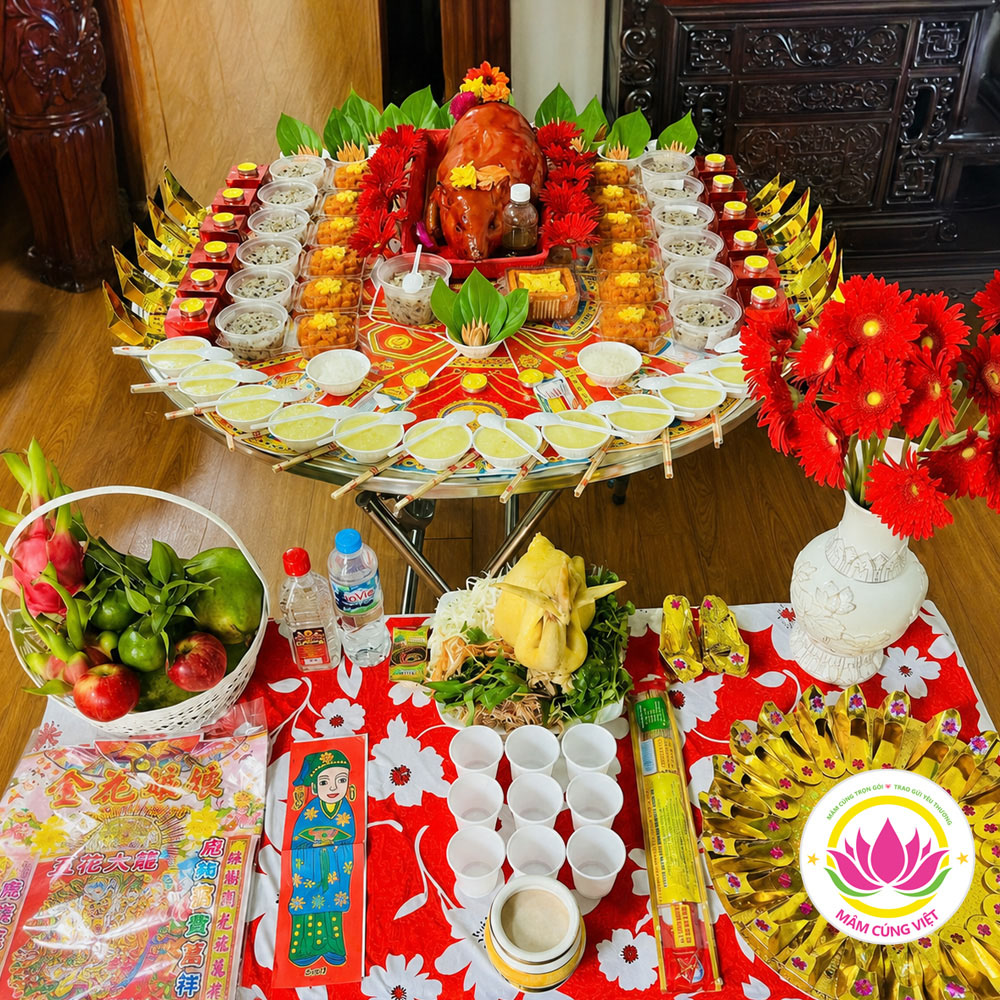 Dịch vụ Mâm Cúng Việt trọn gói, mâm cúng đầy tháng, thôi nôi bé trai bé gái, cúng khai trương, động thổ, nhà mới, tân gia, nhập trạch, cúng căn, cúng mụ