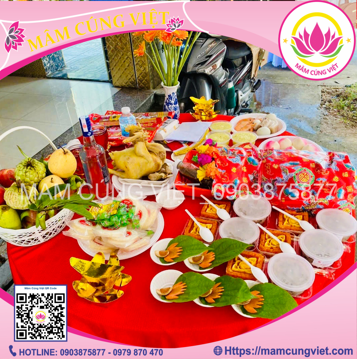 Mâm Cúng Tổ Nghề May Chuẩn Tâm Linh