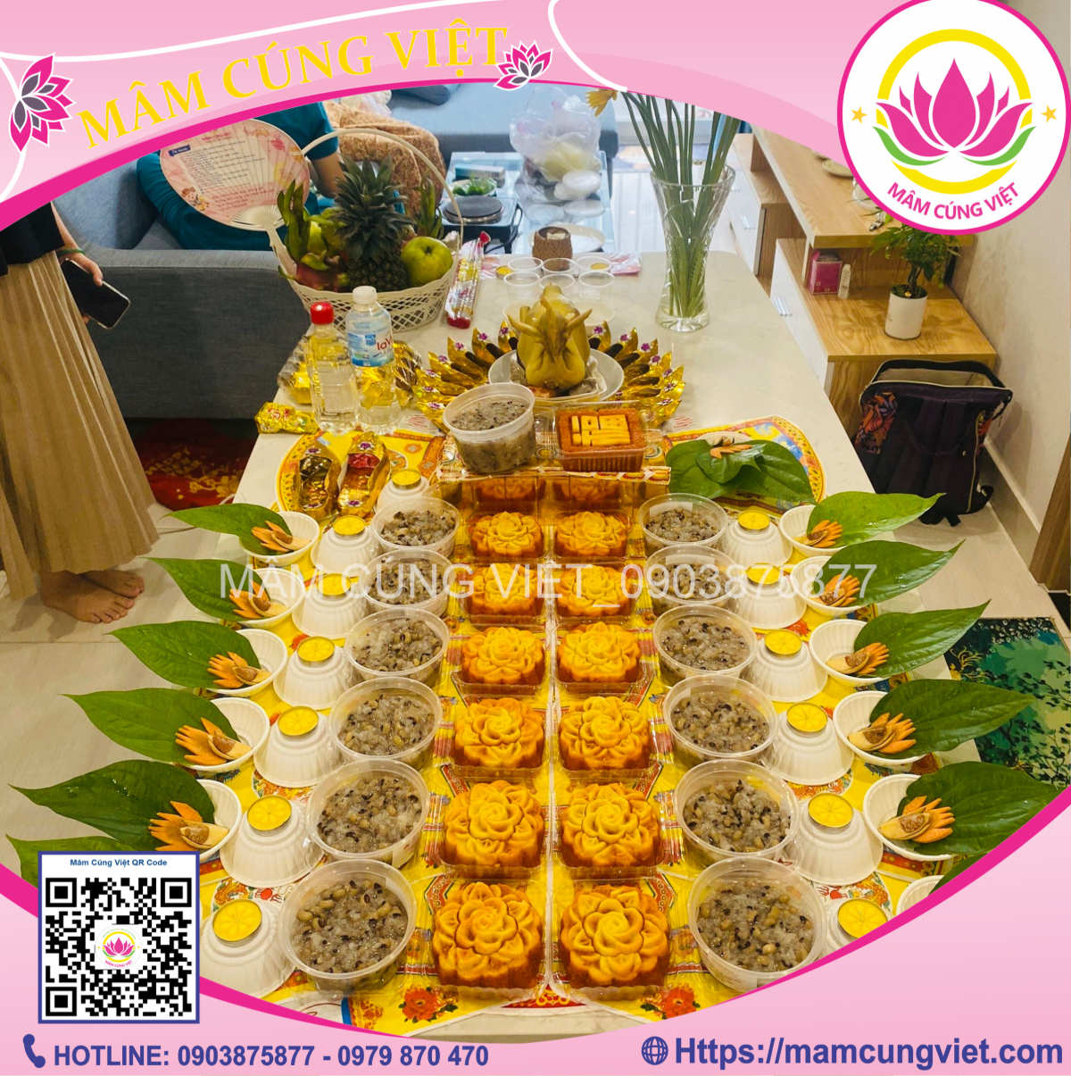 chuẩn bị cho lễ đầy tháng hoặc thôi nôi 