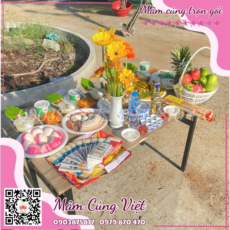 Mâm cúng Động thổ trọn gói tại Mâm Cúng Việt dịch vụ mâm cúng Động thổ trọn gói