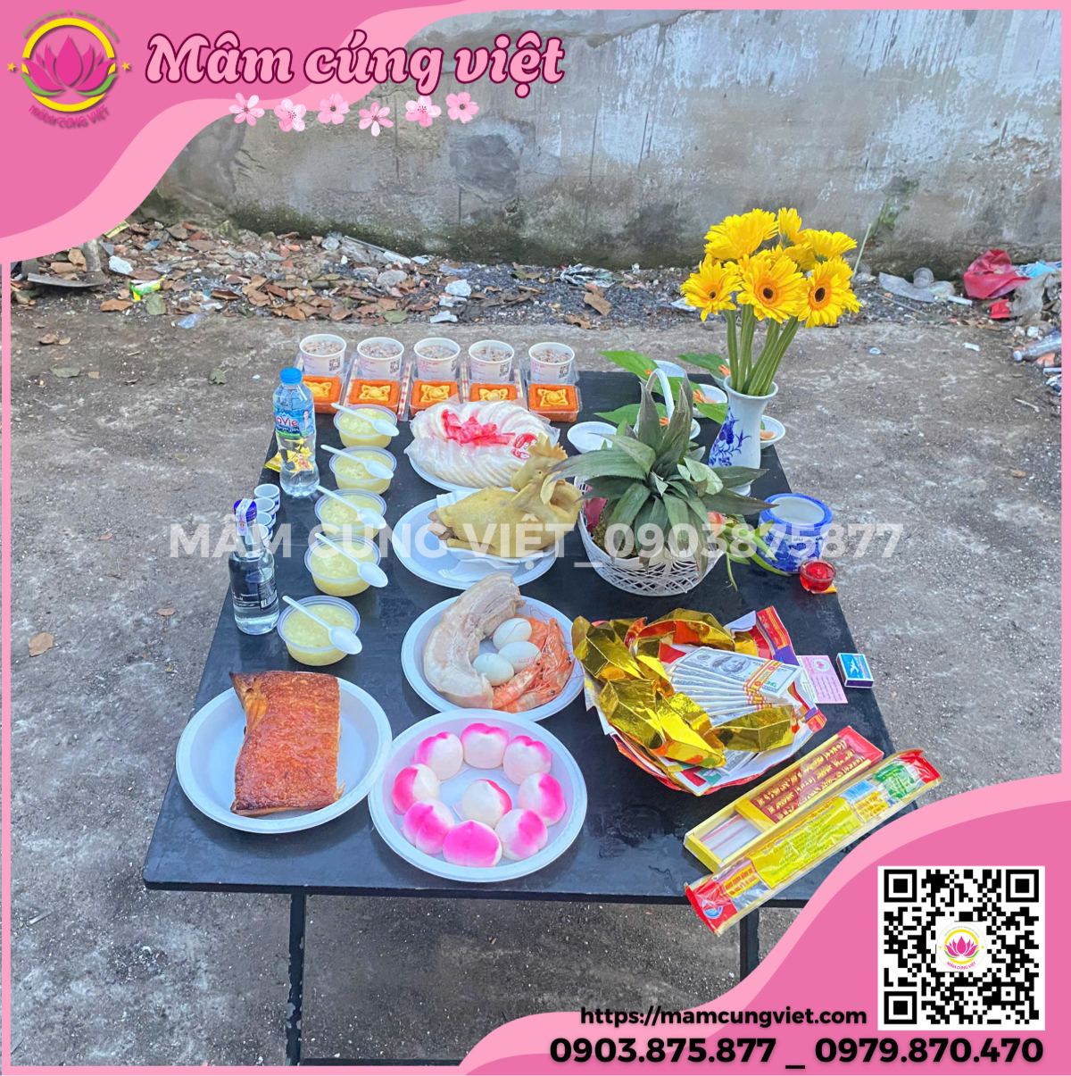 mâm cúng động thổ trọn gói mâm cúng động thổ trọn gói
