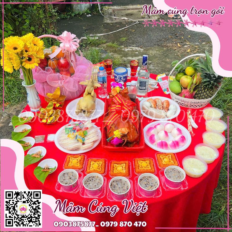 Mâm cúng Động thổ trọn gói tại Mâm Cúng Việt dịch vụ mâm cúng Động thổ trọn gói