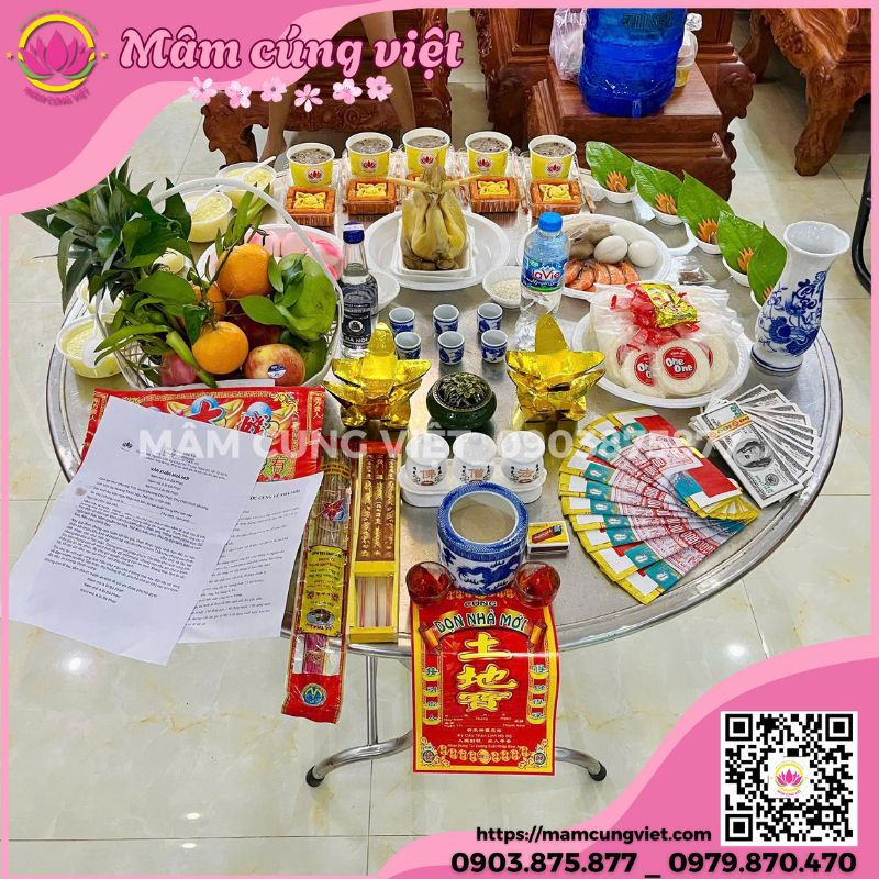 Mâm Cúng Nhập Trạch Theo Phong Thủy