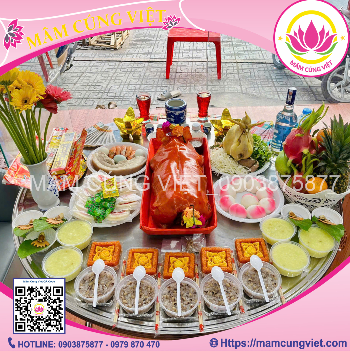 Mâm cúng Mùng 1 tháng Chạp trọn gói