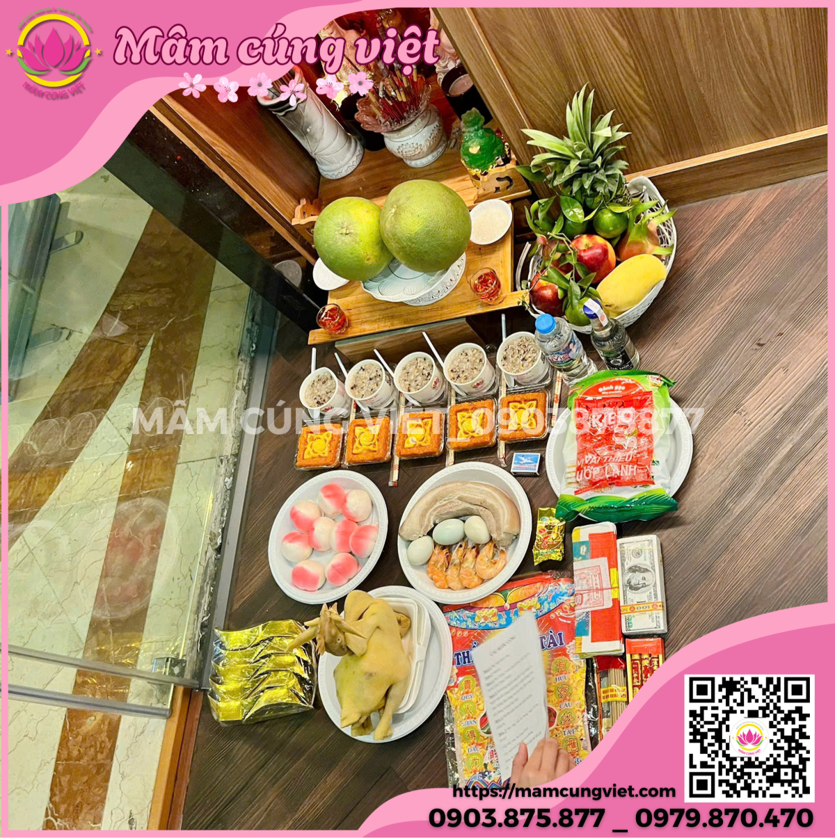 mâm cúng thổ địa, thần tài mâm cúng thần tài thổ địa chuẩn truyền thống