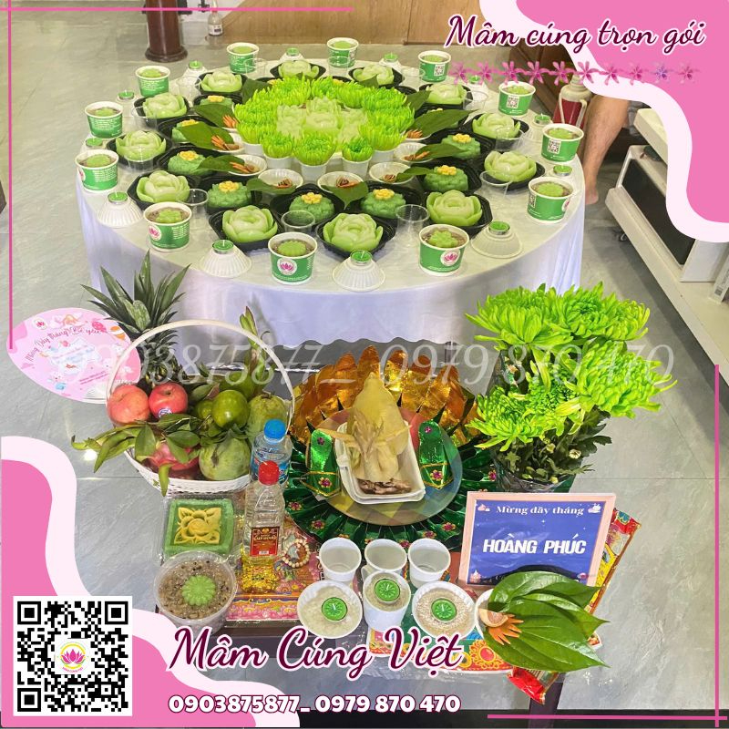 Top 10 Món Không Thể Thiếu Trong Mâm Cúng Đầy Tháng