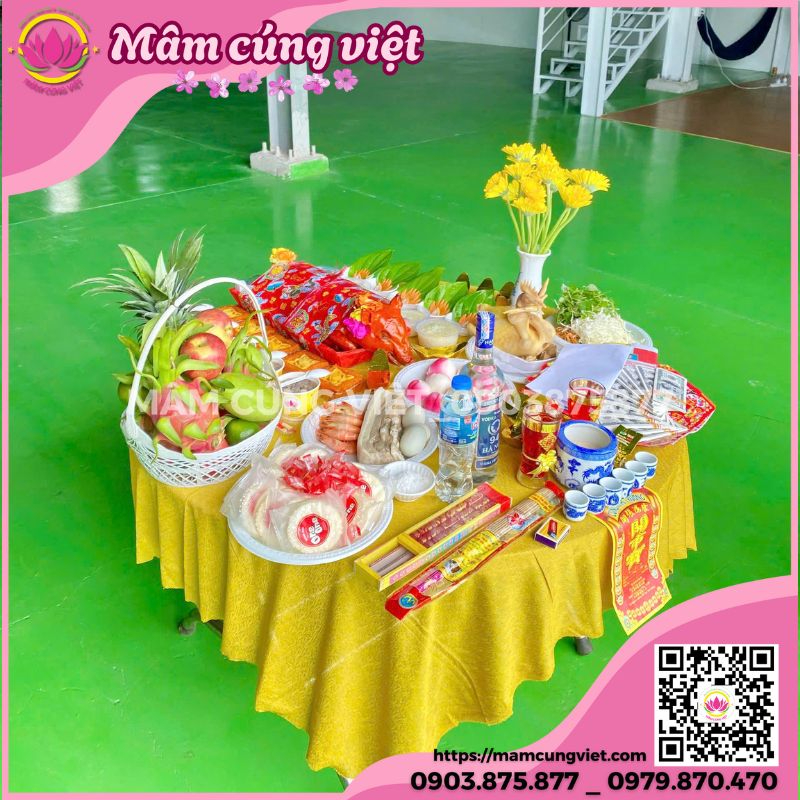 Mâm cúng Mùng 1 tháng Chạp trọn gói